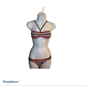 Kirra Xs Zig zag Aztec pattern swim 2 piec…